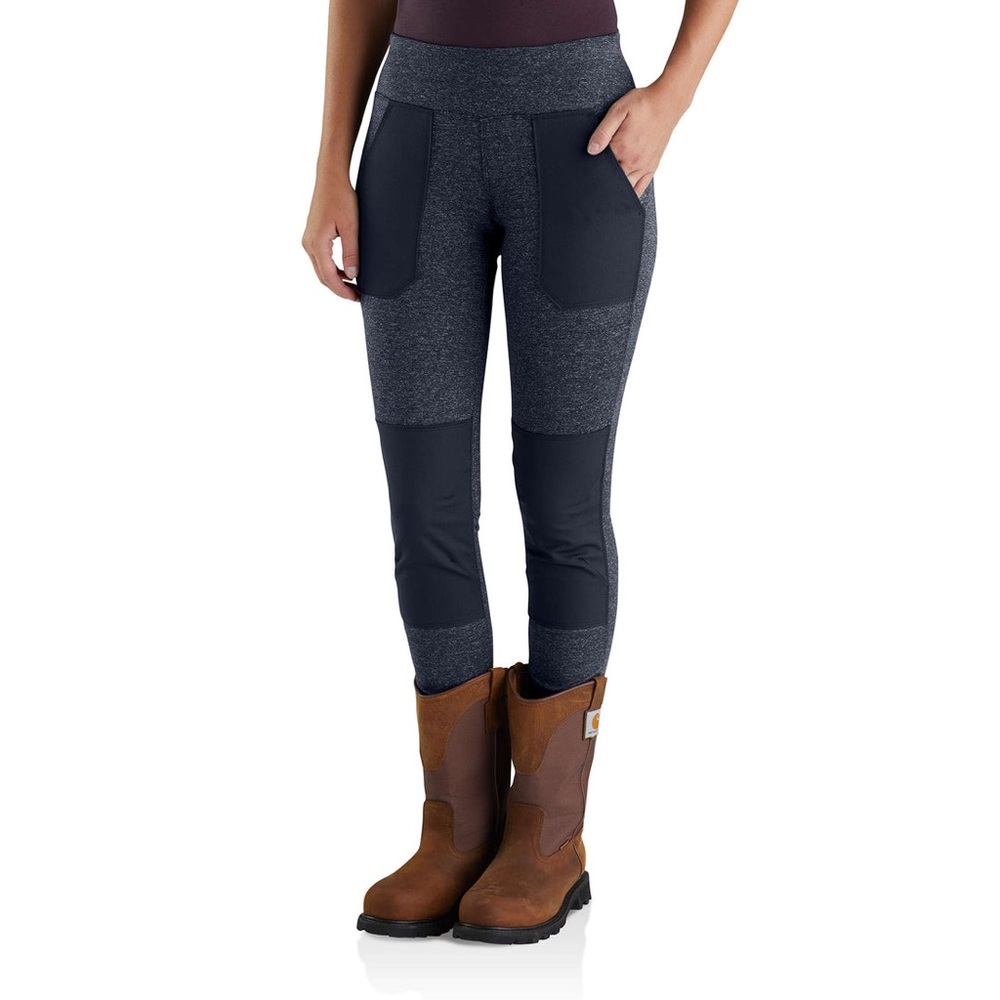NWoT Carhartt Force Mid-weight Legging in Navy Heather/Navy